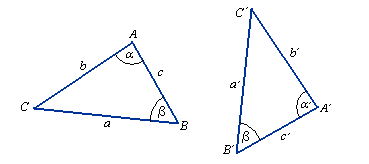cechy podobieństwa trójkątów